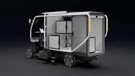 Fastport eQuad all-electric quadricycle delivery vehicle