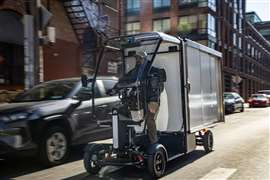 Fastport eQuad all-electric quadricycle delivery vehicle