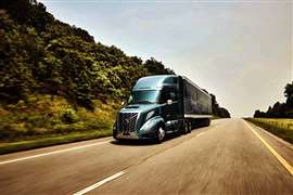 The all-new Volvo VNL 860 was on show at ACT Expo. (Photo: Volvo Trucks North America)