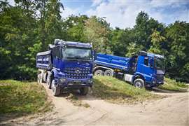 Mercedes-Benz Servotwin steering system for vehicles with high front axle loads