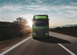 Iveco S-Way HD truck is available with LNG fuel system and XCursor 13 NG engine