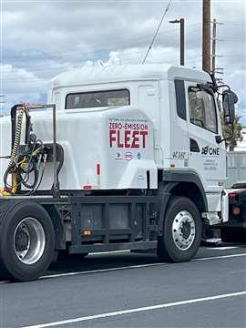 BYD zero-emissions truck