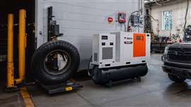 Bobcat présente ses compresseurs d'air à vis rotatifs montés sur réservoir au salon FabTech 2025