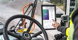 Volvo Load Assist no Co-Pilot em carregadeira de rodas