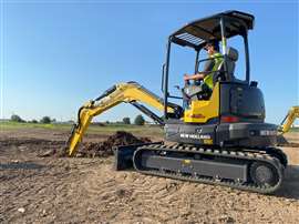 Miniescavadeira New Holland E42D