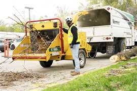 Vermeer FX1000XL electric brush chipper