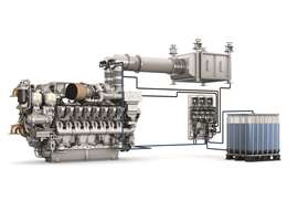 Rolls-Royce Flex SCR-System für MTU-Motoren der Baureihe 4000