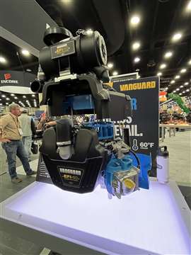 Vanguard Big Block engine cutaway at Equip Expo 2025