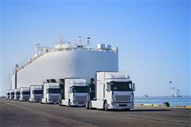 Hyundai XCIENT Fuel Cell trucks prepare for departure to Uruguay