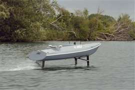 Das vollelektrische unbemannte Oberflächenfahrzeug SeaGlide von MGI Engineering