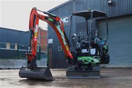 Kubota KX019-4 retrofit electric excavator can reduce emissions