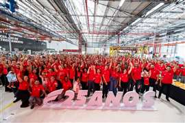 Empleados de la planta de Sete Lagoas