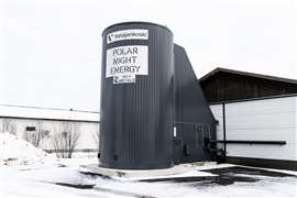 Polarnacht-Energiespeicheranlage für Vatajankoski