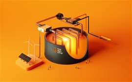 Widerstandsheizverfahren, das mit der Sandbatterie verwendet wird