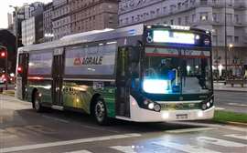 Agrale electric bus in Buenos Aires