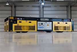 yellow and black Morello electric transporter