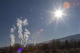 Emissionen einer Fabrik in Colorado