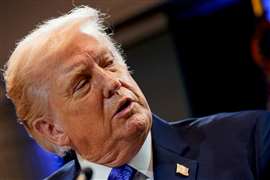 US President Donald Trump at a press briefing in February 2026 (Image: Reuters/Elizabeth Frantz)