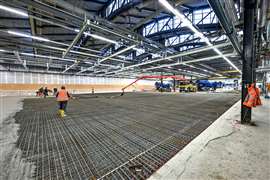 Travaux de construction au siège social de RRPS à Friedrichshafen