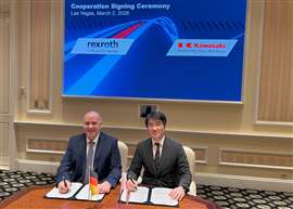 Steffen Haack und Yoshimoto Matsuda bei der Vertragsunterzeichnung in Las Vegas