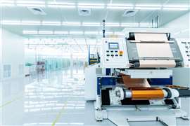 Sistema roll-to-roll nello stabilimento ProLogium di Taoke, Taiwan