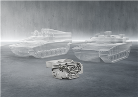 O motor Rolls-Royce 10V mtu 199 é o coração do futuro projeto europeu MGCS.