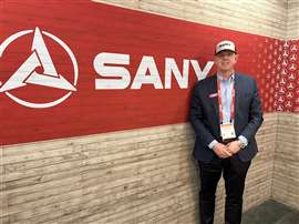 Sany America CEO David Nicoll (Image: Neil Gerrard/KHL Group)