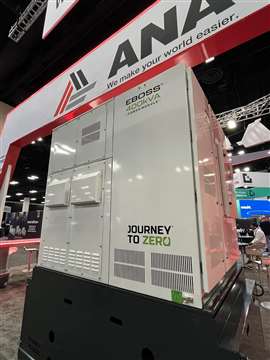 Système énergétique hybride EBoss de 400 kVA d'ANA Inc.