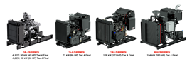 Isuzu Motors America's range of genset-ready power units