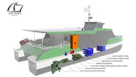 A Aus Ships e a Volvo Penta anunciaram uma colaboração para desenvolver o primeiro ferry de passageiros com propulsão 100% elétrica da Austrália.