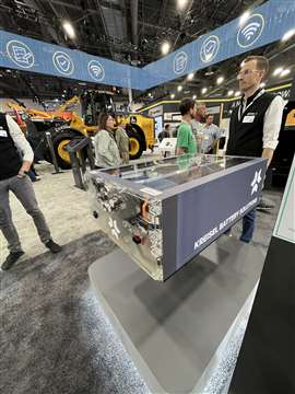 Batteries Kreisel Electric sur le stand John Deere Power Systems à ConExpo-Con/Agg 2026