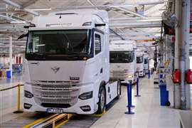 Assembly line producing the SuperPanther HD trucks