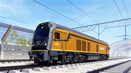 KORAIL freight locomotive 
