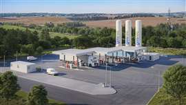 Konzeptbild der Gasrec-Biomethan-Abgabestelle in Warrington