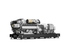 O motor do grupo gerador Rolls-Royce mtu Série 2000 DS pode ser usado para alimentação auxiliar marítima.