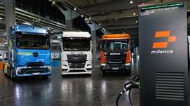 Demonstration area for new Milence MCS sytem at IAA Transportation