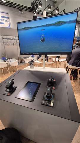 Digital demonstrater of the PropControl4 system at SMM 2026