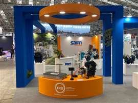 SAIM stand at EIMA 2024 showing first HIS hybrid solution