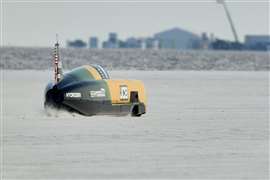 Achieving the world land speed record with the JCB Hydromax was intended to prove hydrogen combustion technology works. (Photo: JCB)