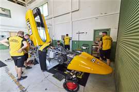 Achieving the world land speed record with the JCB Hydromax was intended to prove hydrogen combustion technology works. (Photo: JCB)