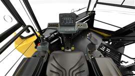 Bomag's new BF 700 C-5, BF 700 P-5, and BF 800 C-% all feature Bomag's myCockpit operating system (Image: Bomag)