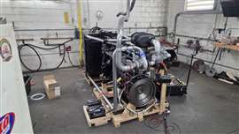 A Reliable Horsepower GX12 engine package, set up for a component test run