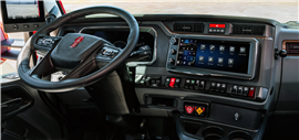 Paccar Connect screen as seen in a Kenworth truck