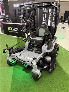 Ego Commercial adds zero-turn mowers with Ego removable high-capacity batteries