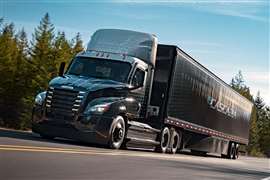 Freightliner all-electric eCascadia enters series production