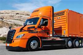 Schneider BEV truck fleet reaches landmark milestone