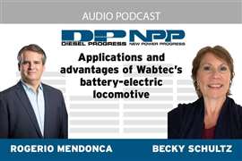 Podcast: Applications and advantages of Wabtec’s battery-electric locomotive