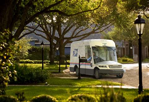 Oshkosh postal truck
