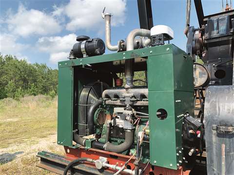 Arrow A54 engine in a field test