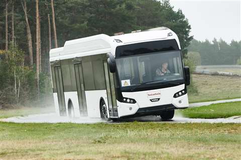 Continental bus tire testing